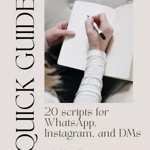 Cover image for Ebook 20 scripts for closing sales using whatsapp, instagram