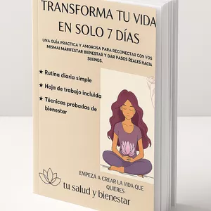 Imagen de portada para Ebook ✦Transforma Tu Vida En Solo 7 Dias✦