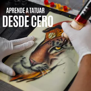 Imagen de portada para Curso online Curso de iniciación al TATUAJE / aprende a tatuar desde cero