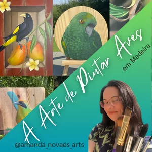 Imagem de capa para o Curso online A Arte de Pintar Aves