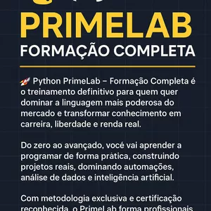 Imagem do curso Python PrimeLab – Formação Completa 