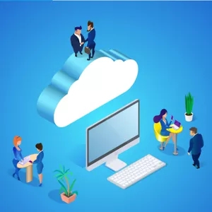 Imagem de capa para o Ebook Curso de Computação em Nuvem