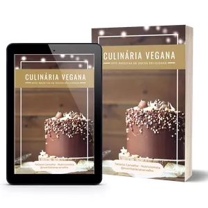 Imagem de capa para o Ebook Culinária Vegana - Oito Receitas de Doces Deliciosos