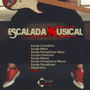 Imagem de capa para o Curso online Escalada Musical - Curso de Escalas para Guitarristas