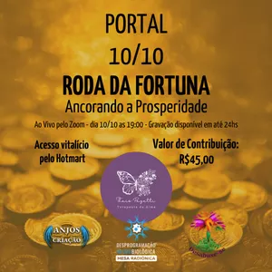 Imagem de capa para o Curso online PORTAL 10/10 - RODA DA FORTUNA - ANCORANDO A PROSPERIDADE