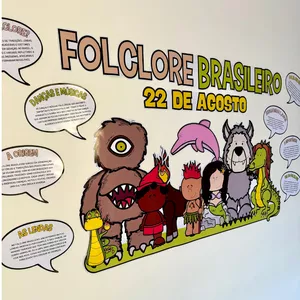 Imagem de capa para o Ebook Painel folclore brasileiro