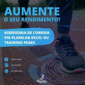 Planilha mensal e individualizada para corrida