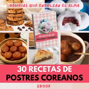Imagen de portada para Curso online 30 Recetas de Postres Coreanos 
