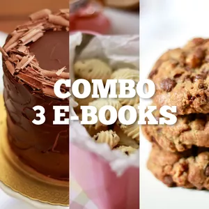 Imagem de capa para o Ebook Combo de E-books: O Livro dos Cookies + O Livro dos Bolos + O Livro dos Biscoitos
