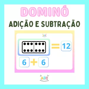 Imagem de capa para o Ebook JOGO DO DOMINÓ COM ADIÇÃO E SUBTRAÇÃO