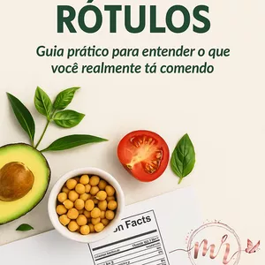 Imagem de capa para o Ebook Leitura de Rótulos 