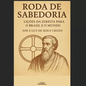 Imagem de capa para o Ebook Roda de Sabedoria: Lições da Direita para o Brasil e o Mundo – Sob a Luz de Jesus Cristo