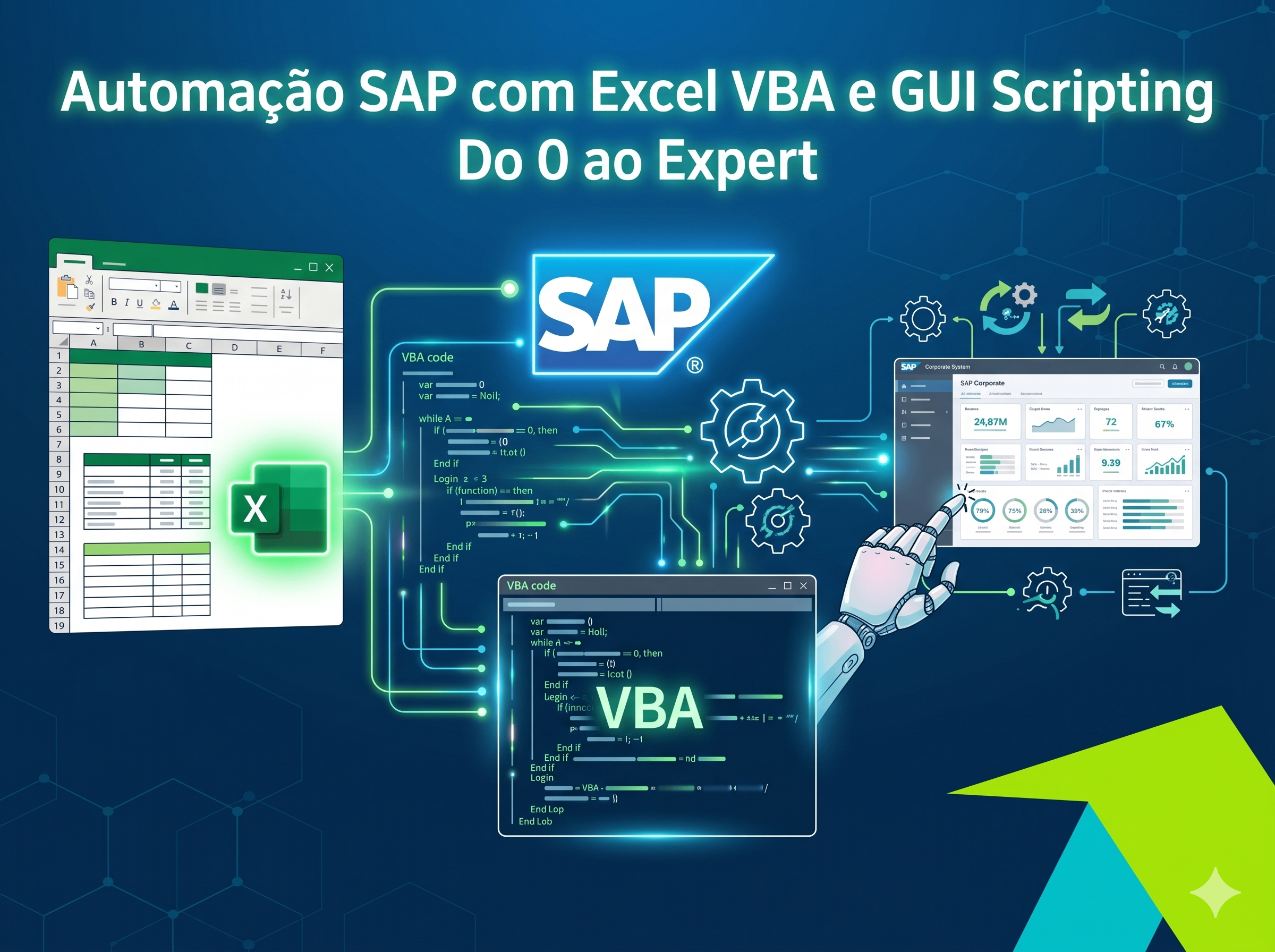 Automação SAP com Excel VBA e GUI Scripting: Do 0 ao Expert>