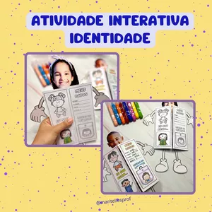 Imagem de capa para o Ebook Atividade Interativa Identidade (Eu sou assim)
