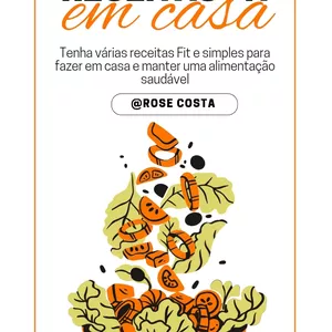 Imagem de capa para o Curso online Receita Fit em casa 