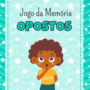 Imagem de capa para o Ebook Card Jogo da Memória Opostos