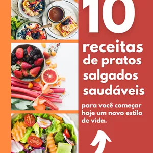 Imagem de 10 Receitas salgadas SAUDÁVEIS criado por Jamily Milare Armando Martins na hotmart