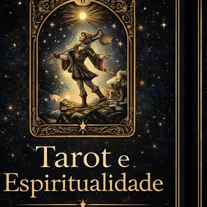 Imagem de capa para o Ebook Tarot e Epiritualidade - Guia Prático e Completo deTarot para Iniciantes