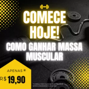 Imagem de capa para o Ebook Como ganhar massa muscular