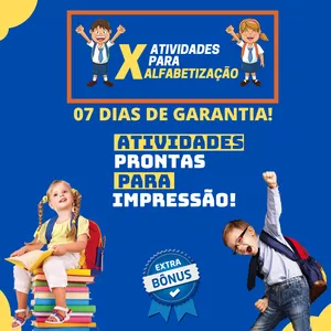 Imagem de capa para o Ebook X ATIVIDADES PARA ALFABETIZAÇÃO