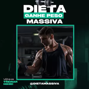Imagem de capa para o Ebook Dieta Massiva ( GANHAR PESO )