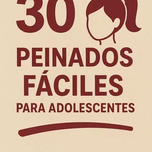 Imagen de portada para Ebook Peinados fáciles para adolescentes 