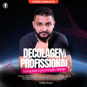 Imagem de capa para o Curso online Decolagem Profissional - Conquiste a PROMOÇÃO NO TRABALHO