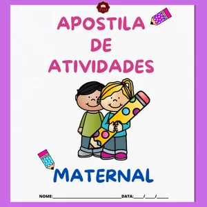 Imagem de capa para o Ebook APOSTILA DE ATIVIDADES PARA O MATERNAL