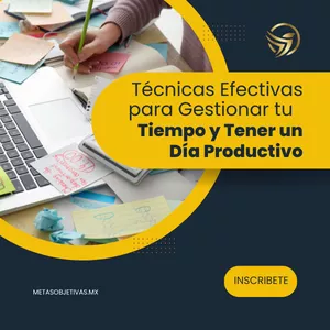 Imagen de portada para Curso online Domina tu Día: Técnicas Efectivas para Gestionar tu Tiempo y Tener un Día Productivo