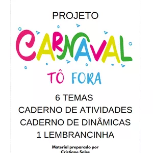 Imagem de capa para o Ebook PROJETO CARNAVAL TÔ FORA