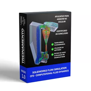 Imagem de capa para o Curso online Solidworks Flow Simulation v1.0