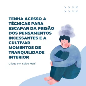 Imagem de capa para o Ebook ANSIEDADE NUNCA MAIS