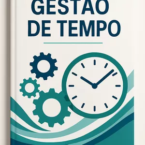 Imagem de capa para o Ebook Gestão de Tempo. 