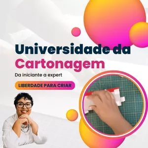 Imagem do curso Universidade da Cartonagem: da Iniciante a Expert