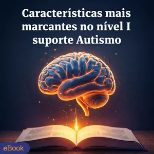 Imagem de capa para o Ebook Características marcantes Autismo Nível I suporte