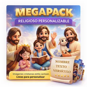 Imagen de portada para Ebook MEGAPACK RELIGIOSO PERSONALIZABLE 