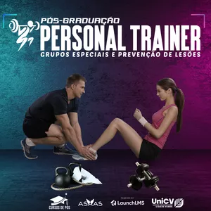 Imagem de capa para o Curso online CERTIFICAÇÃO EM PERSONAL TRAINER: Grupos Especiais e Prevenção de Lesões (12 MESES)