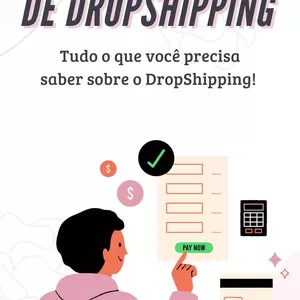 Imagem de capa para o Ebook Aprenda tudo sobre Dropshipping 