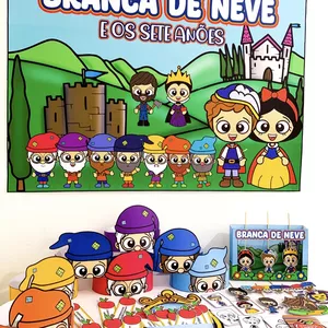 Imagem de capa para o Ebook KIT BRANCA DE NEVE E OS SETE ANÕES 