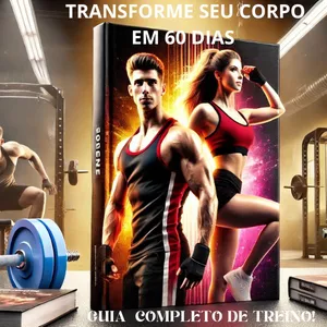 Imagem de capa para o Ebook "Transforme-se: O Guia Completo de Treinos Ilustrados do Iniciante ao Avançado"