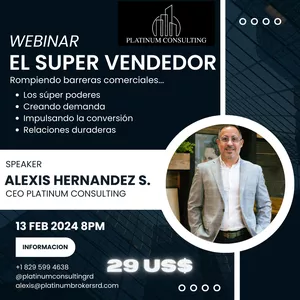 Imagen de portada para Evento online El Súper Vendedor... Rompiendo barreras comerciales