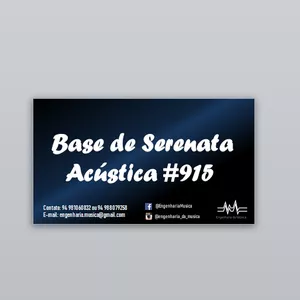 Imagem principal do produto BASE DE SERENATA EMOCIONANTE ACÚSTICO #915 COM BPM: 96  @Engenharia da Música ​