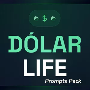 Imagem de capa para o Curso online Prompts Pack Dólar Life