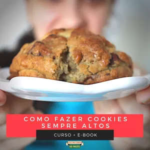 Imagem de capa para o Curso online Como fazer cookies SEMPRE ALTOS