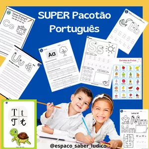 Imagem de capa para o Ebook Super Pacotão das Letras