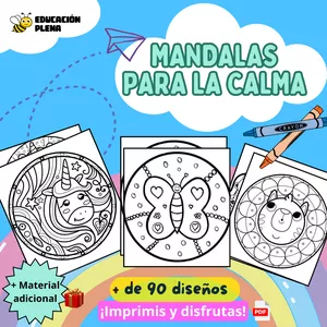 Imagen de portada para Curso online Mandalas Infantiles para la Calma