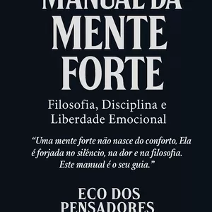 Imagem de capa para o Ebook 📘 Manual da Mente Forte: Filosofia, Disciplina e Liberdade Emocional