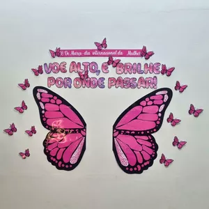 Imagem de capa para o Ebook 🦋Mural Dia internacional da Mulher 🦋