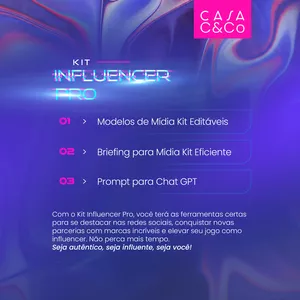 Imagem de capa para o Ebook Kit Influencer Pro