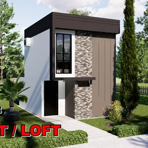Imagem de capa para o Curso online Loft 20 m² | Projeto 4x5 com Mezanino | Tiny House | Quitinete | Small House |  MODERNO E BARATO